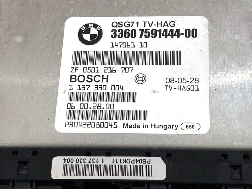 Modul riadiaca jednotka nápravy pohonu BMW X6 (E71, E72) 2007 - 2014 7591444 – fotka 4