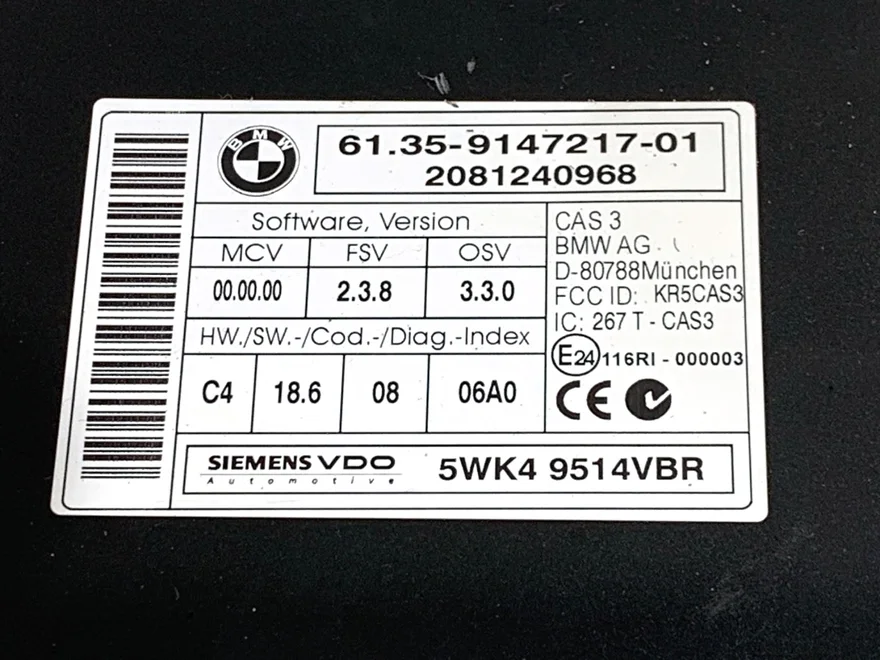 Modul BMW X6 (E71, E72) 2007 - 2014 9147217 – fotka 4